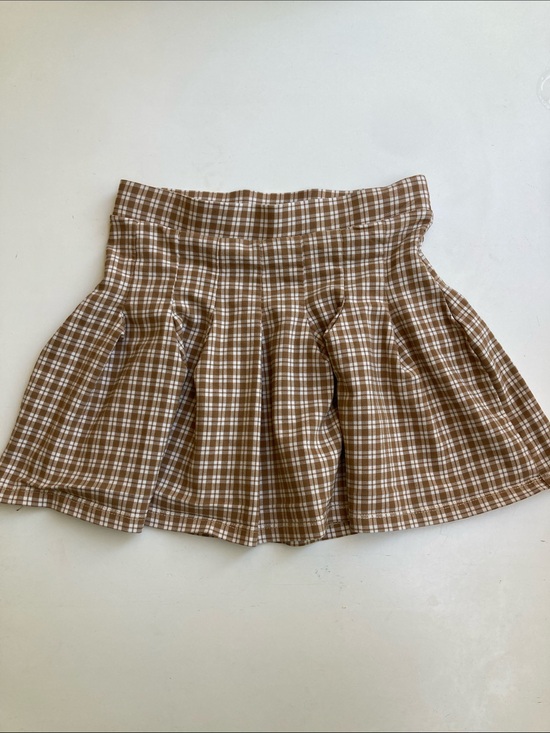Full Tilt Other - Full Tilt Brown Plaid Flared Mini Skirt